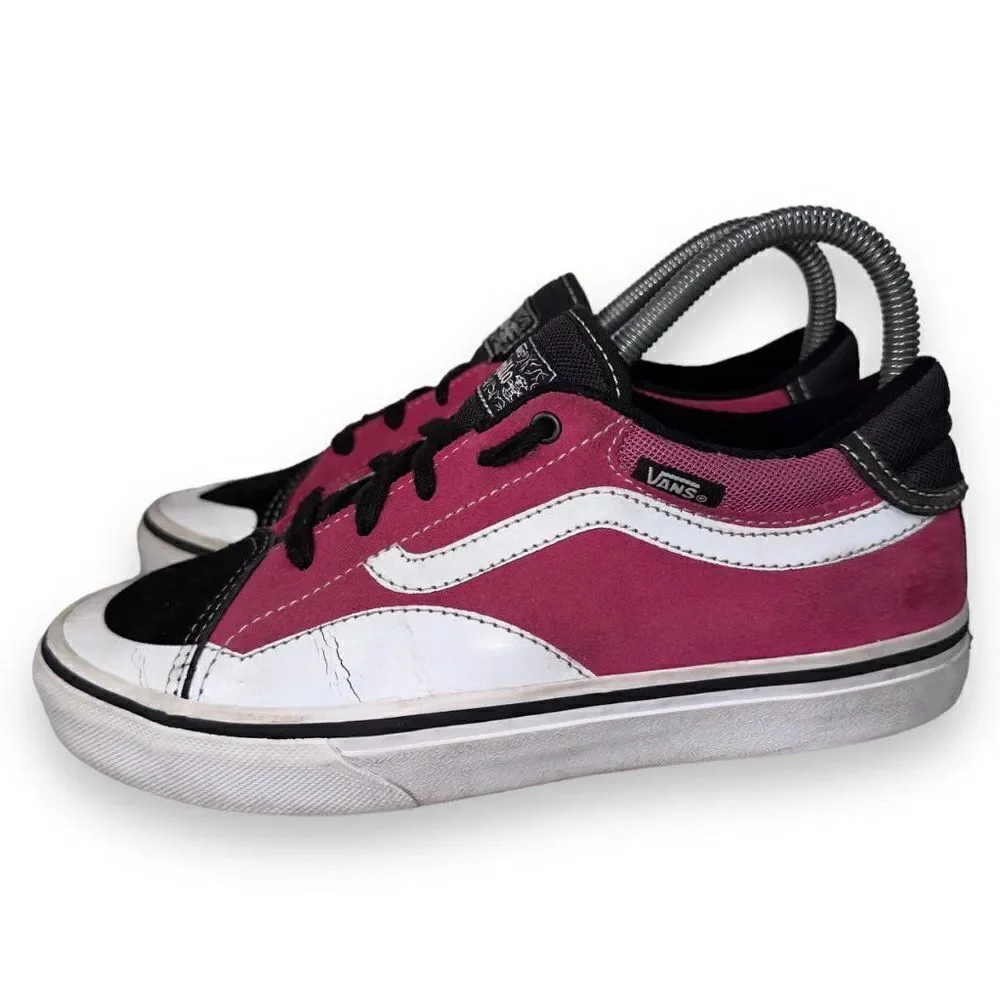 Vans TNT Advanced Prototype Skate Sneakers Pink / Black /‎ White Youth 5